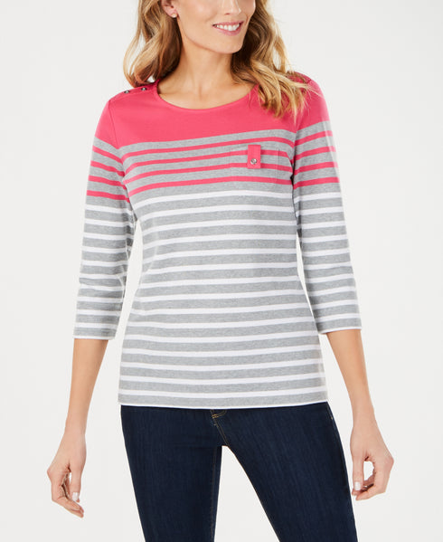 Petite Striped Top